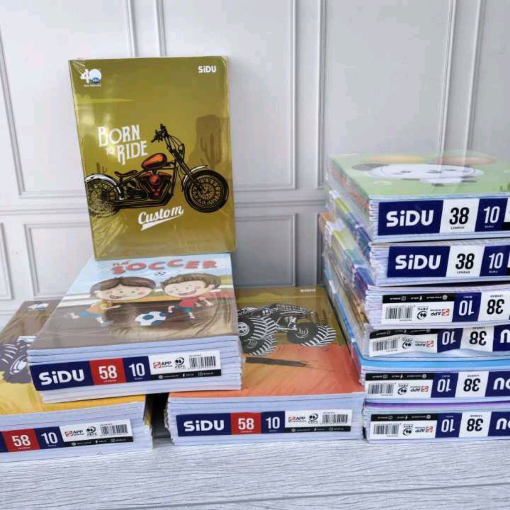

(1 PACK / 10 BUKU) Buku Tulis Isi 38 Lembar SIDU