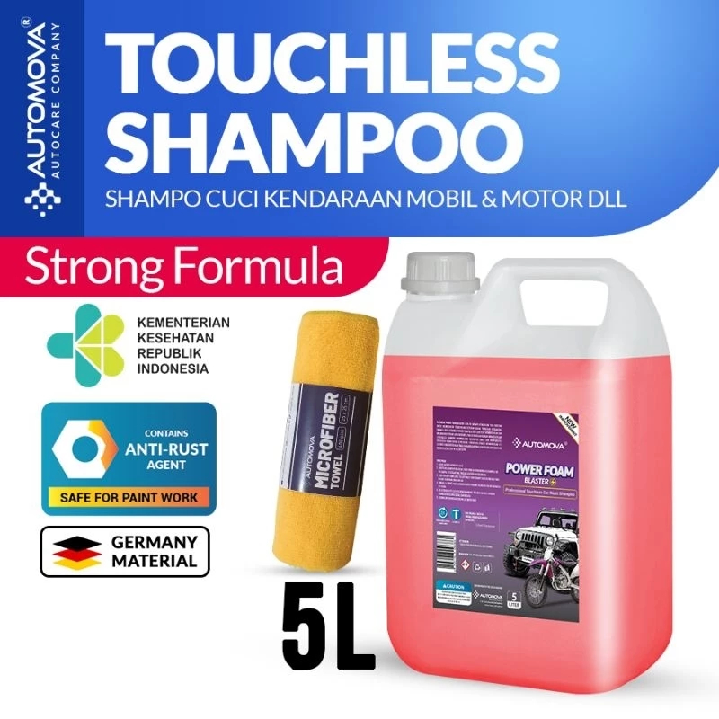 AUTOMOVA - Sabun Cuci Touchless Shampoo Mobil Motor Power Foam Blaster (5 Liter) / BLAST5L - LAP