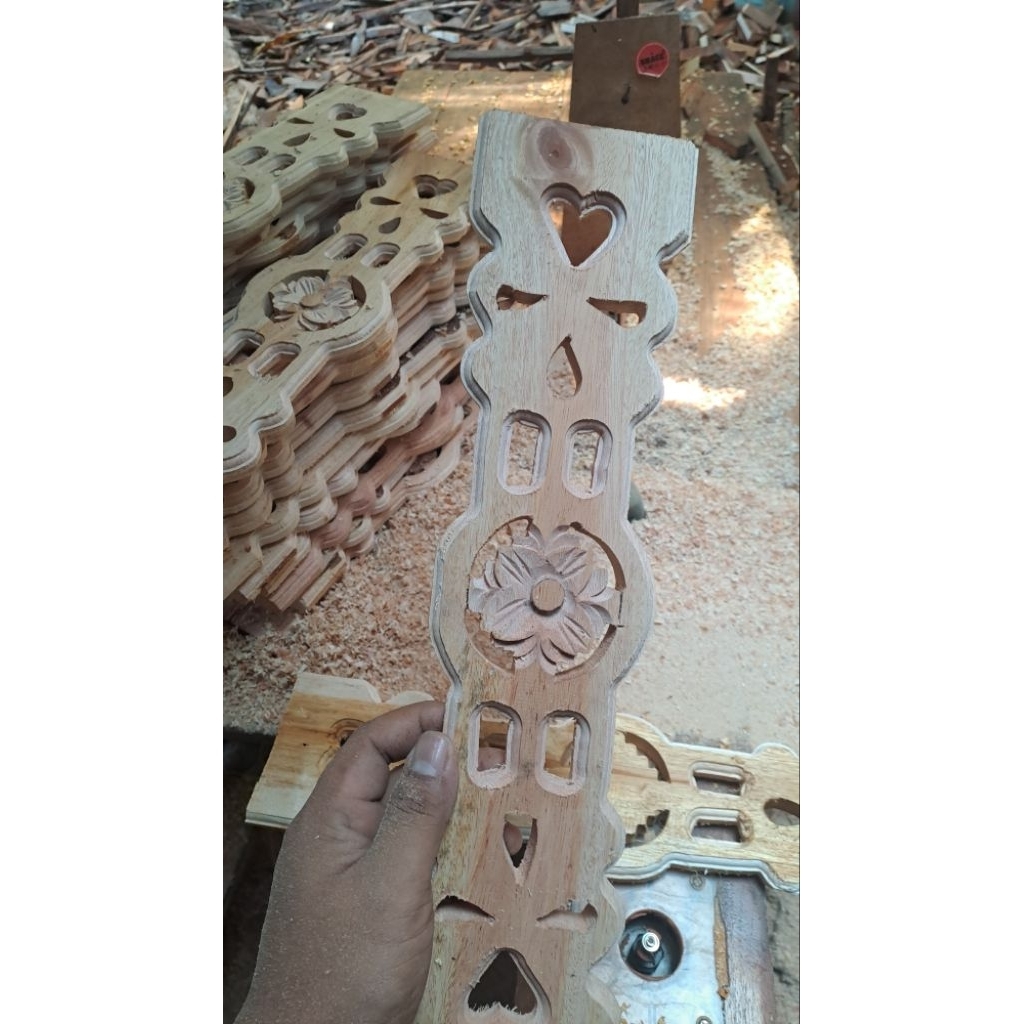 pagar gazebo pagar rumah joglo versi mini 42 cm