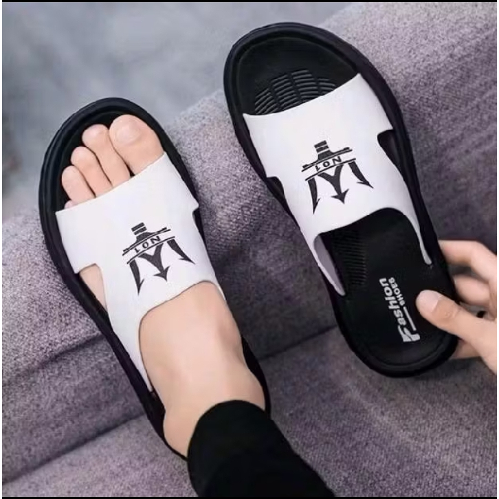 Sandal Slop Pria No 1/ Sandal Pria Dewasa Termurah.Sandal Slop Cowo