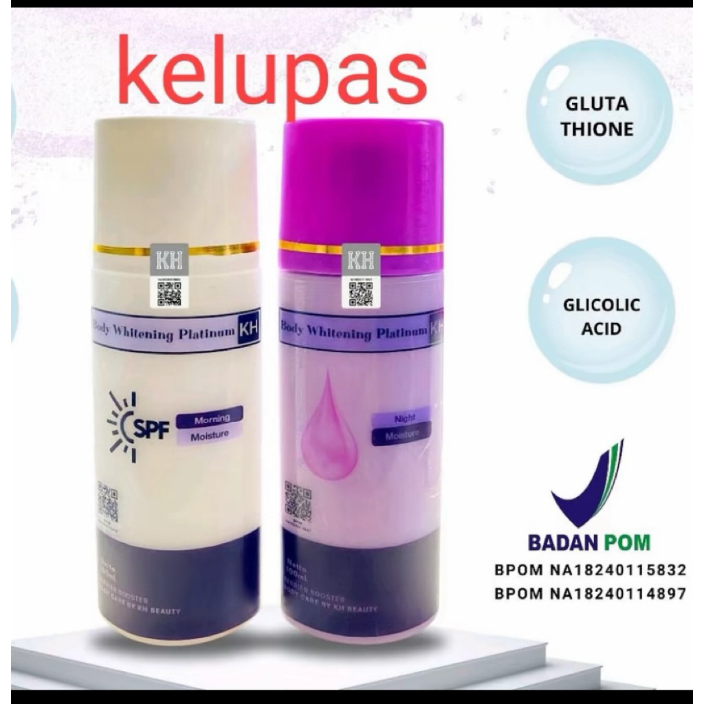 (READY) PAKET HB DOSTING WHITENING EXTRA LOTION BPOM PEMUTIH BADAN