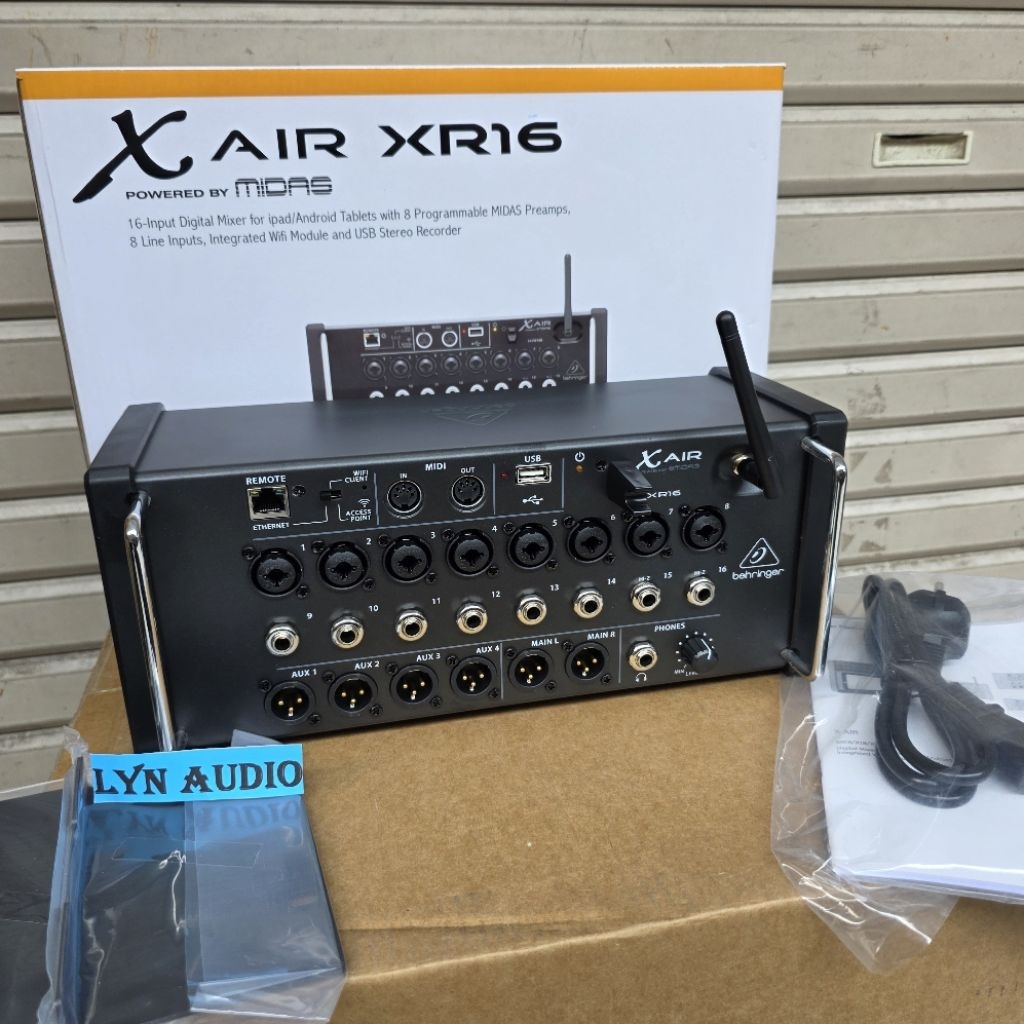 MIXER BEHRINGER X AIR XR 16 BEHRINGER XR16 BEHRINGER X AIR 16