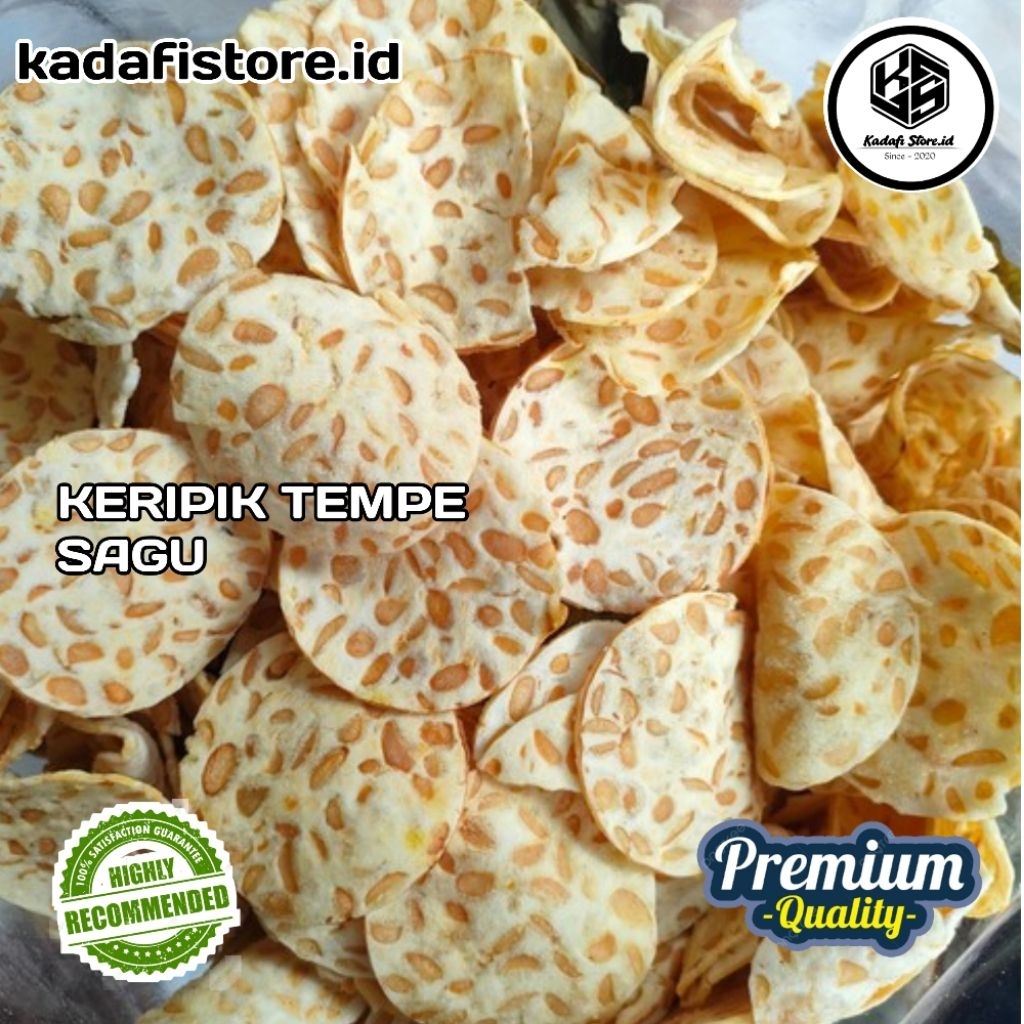 

(COD) 1kg Keripik Tempe Sagu / keripik tempe renyah/ keripik tempe Asin/ keripik tempe viral / keripik tempe murah