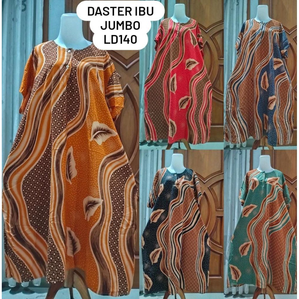 NEW Daster ibu JUMBO *YULIANI*Kancing depan