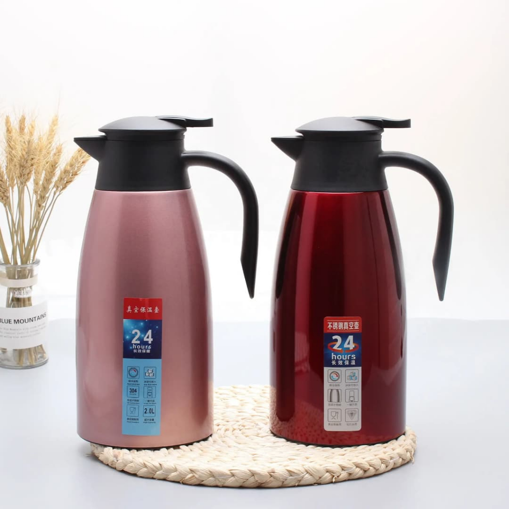 Teko Air Panas Tempat Air Panas Mini Termos Stainless Ceret Air Panas