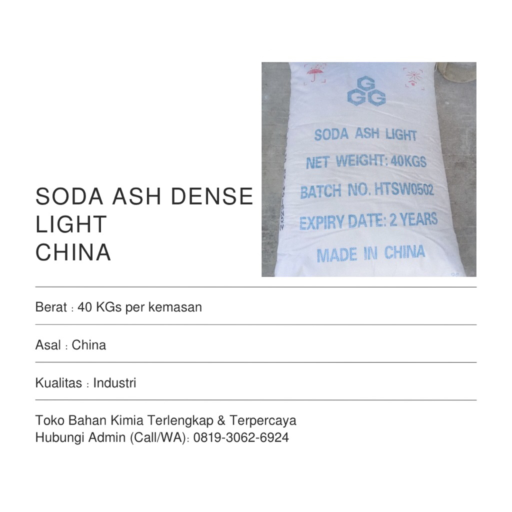 Soda Ash Dense Light 40 KGs