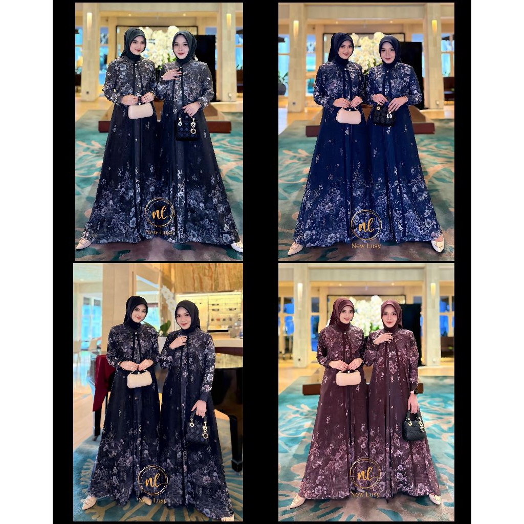 LuxuryFashion READY GAMIS DRESS WANITA QUENZA BY NEW LUSY BEST SELLER