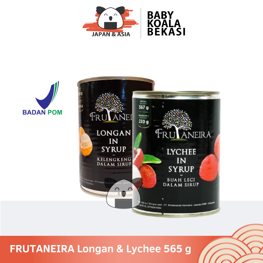 

FRUTANEIRA Longan & Leci Kaleng Kelengkeng 567g Halal │ Longan Lychee - Bekasi