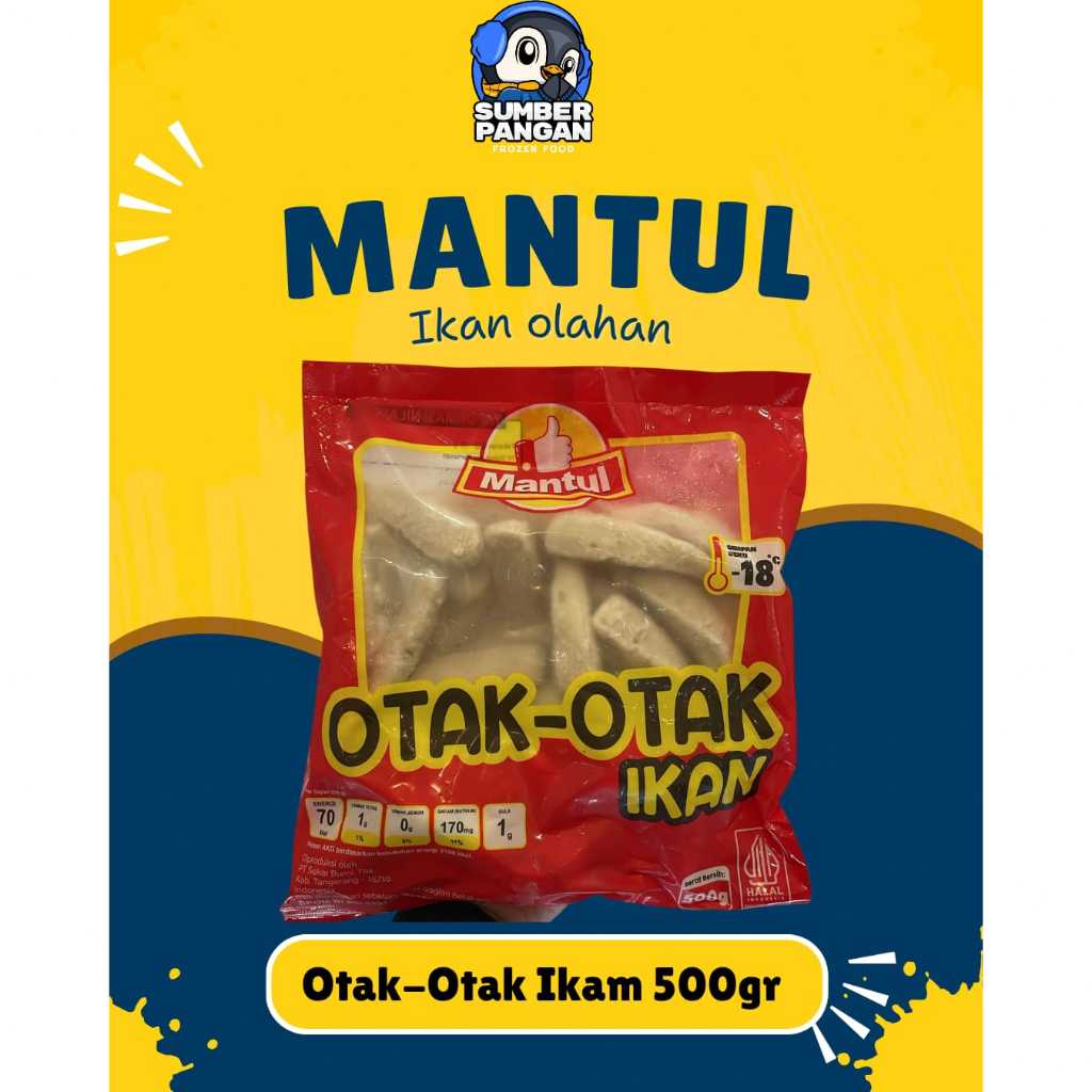 

Mantul Otak-Otak Ikan 500gr