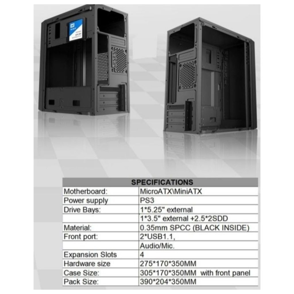 CASE RGB MAXUSS BLACKPANTHER