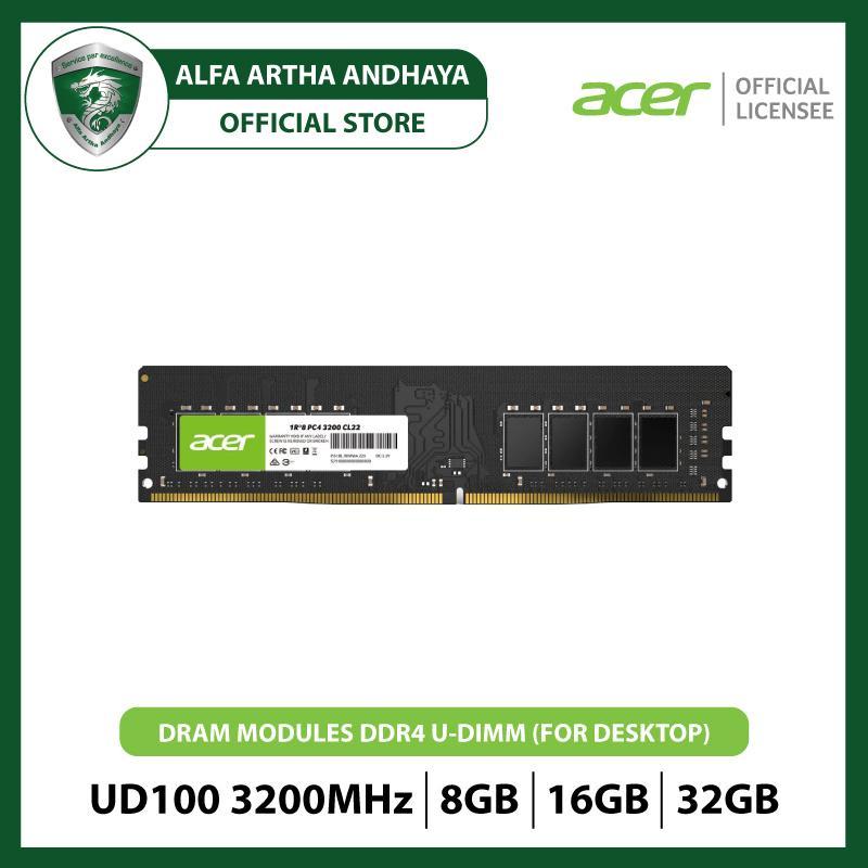 ACER UD100 DDR4 3200 U-DIMM [Desktop RAM] / RAM Desktop PC 3200MHz