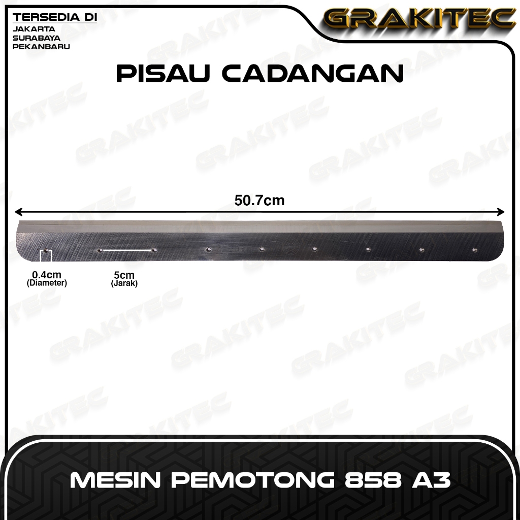 

Pisau Pemotong Kertas Grakitec A3-A4 Tajam