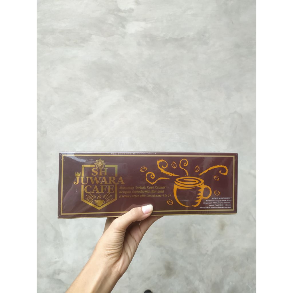

SH JUWARA CAFE 4IN1 (20 SACHET/BOX) KOPI KESEHATAN KOPI GANODERMA KOPI KESEHATAN MENGANDUNG GANODERMA
