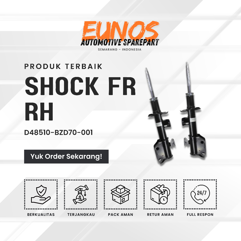 SHOCKBREAKER DEPAN KANAN (RH) AVANZA-XENIA ASLI  PN : 48510-BZD70-001