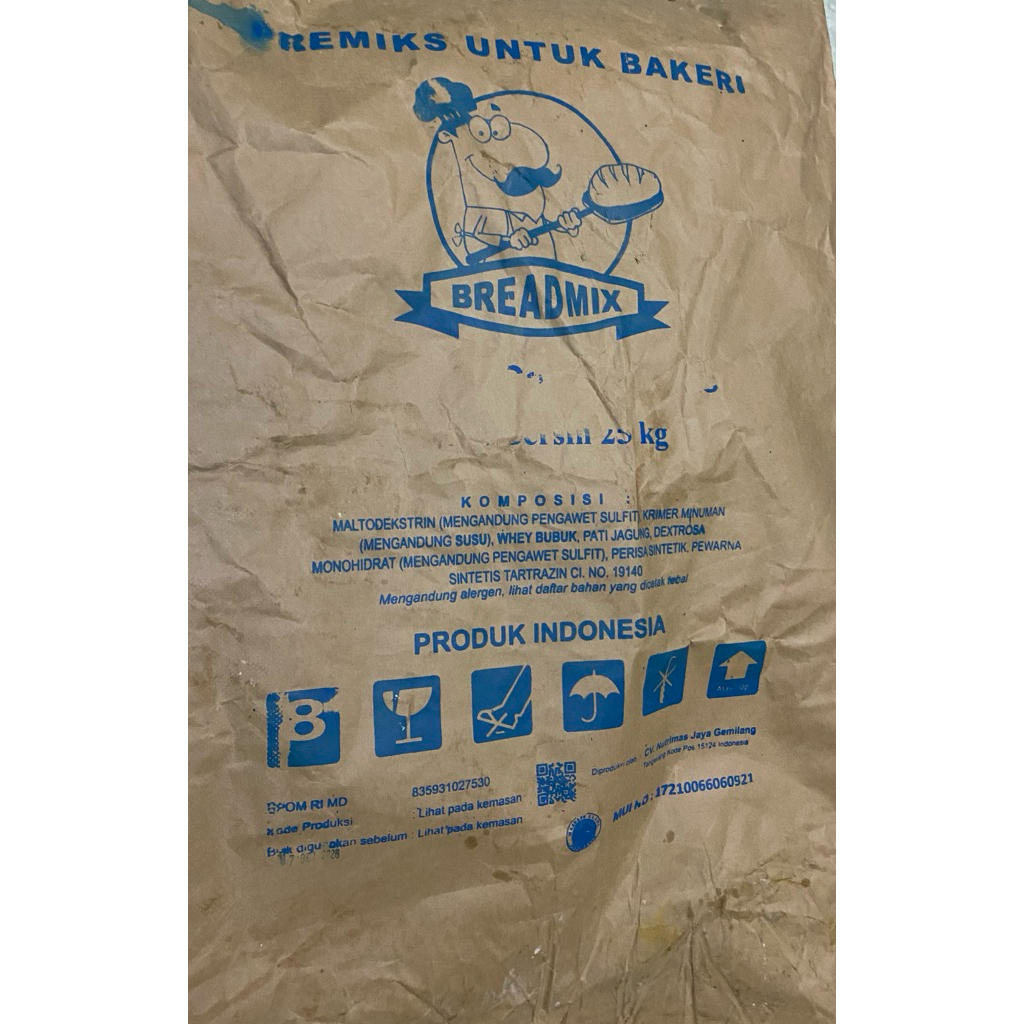 

Susu Bubuk Premiks | Breadmix | 25kg | Premiks untuk Bakeri