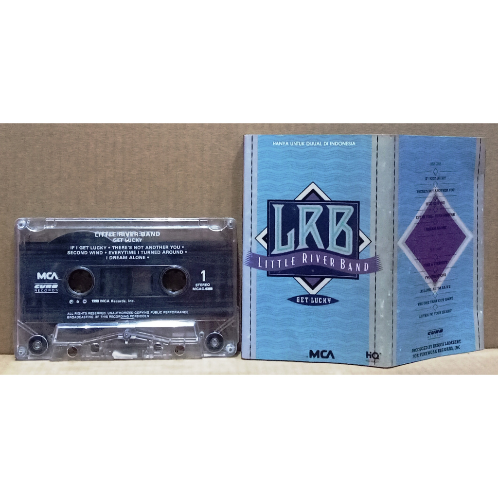 LITTLE RIVER BAND - GET LUCKY - Kaset