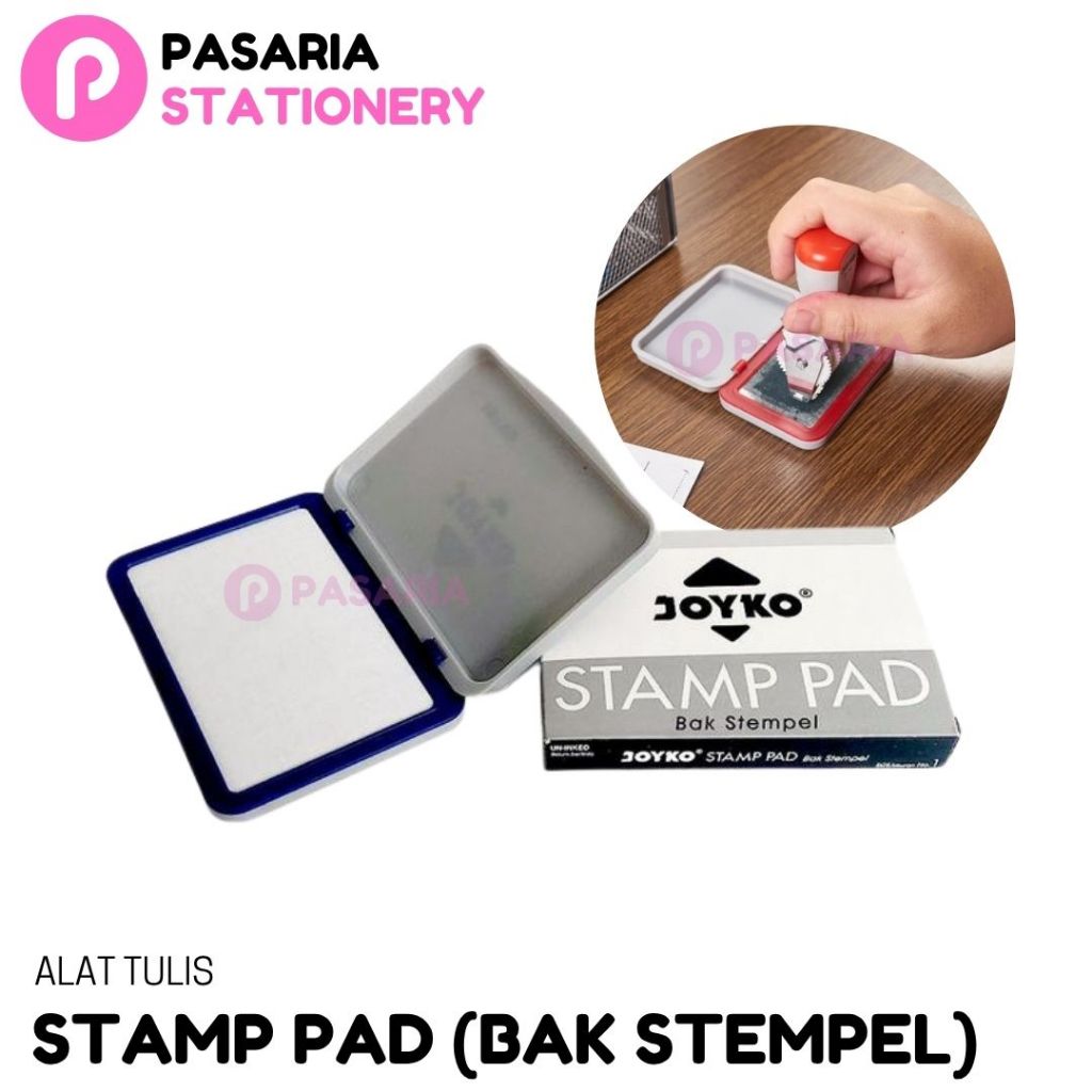 Bak Stempel Kecil Stamp Pad Joyko No. 00 Isi Tinta Stempel Papan Stempel