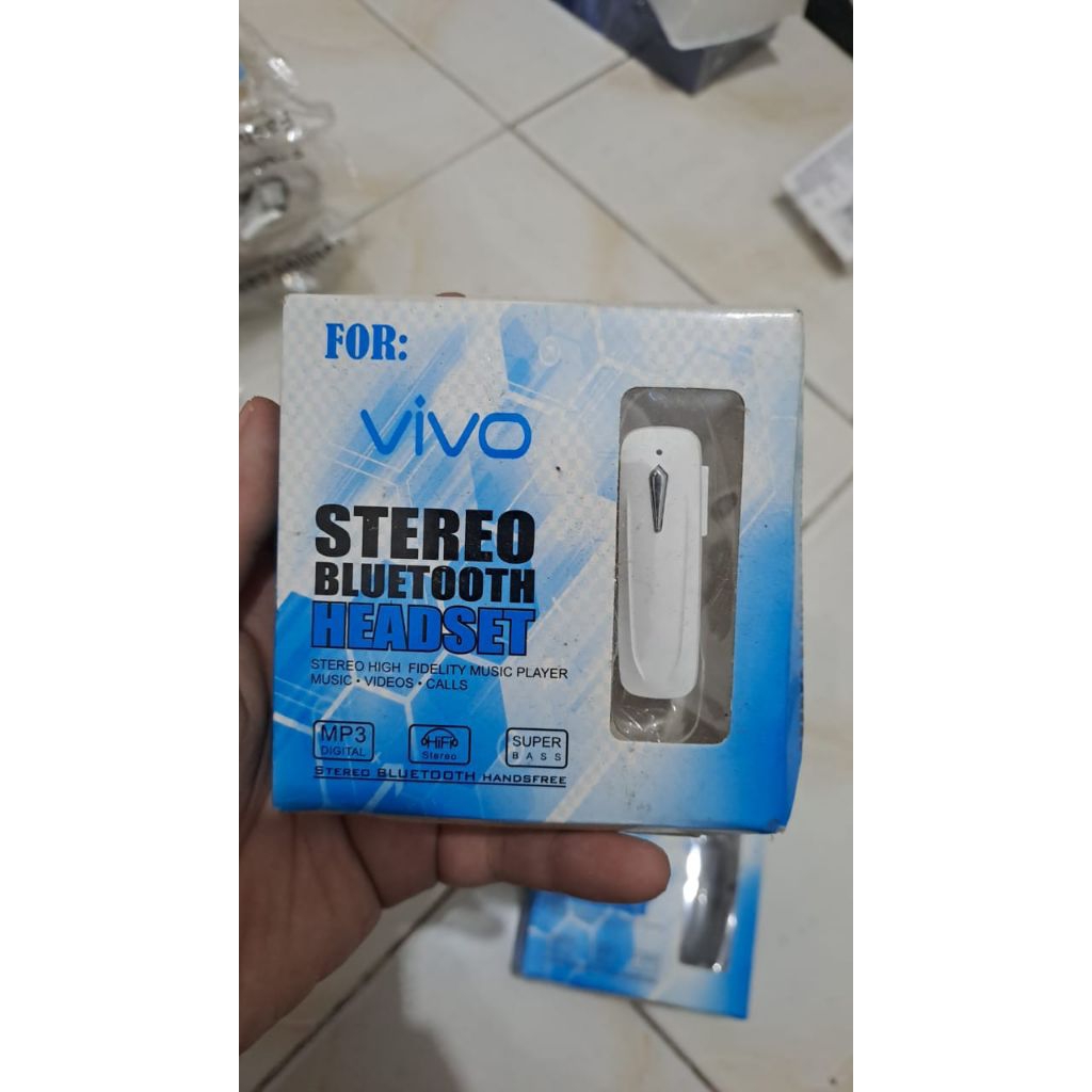 handsfree bluetooth Vivo stereo bass