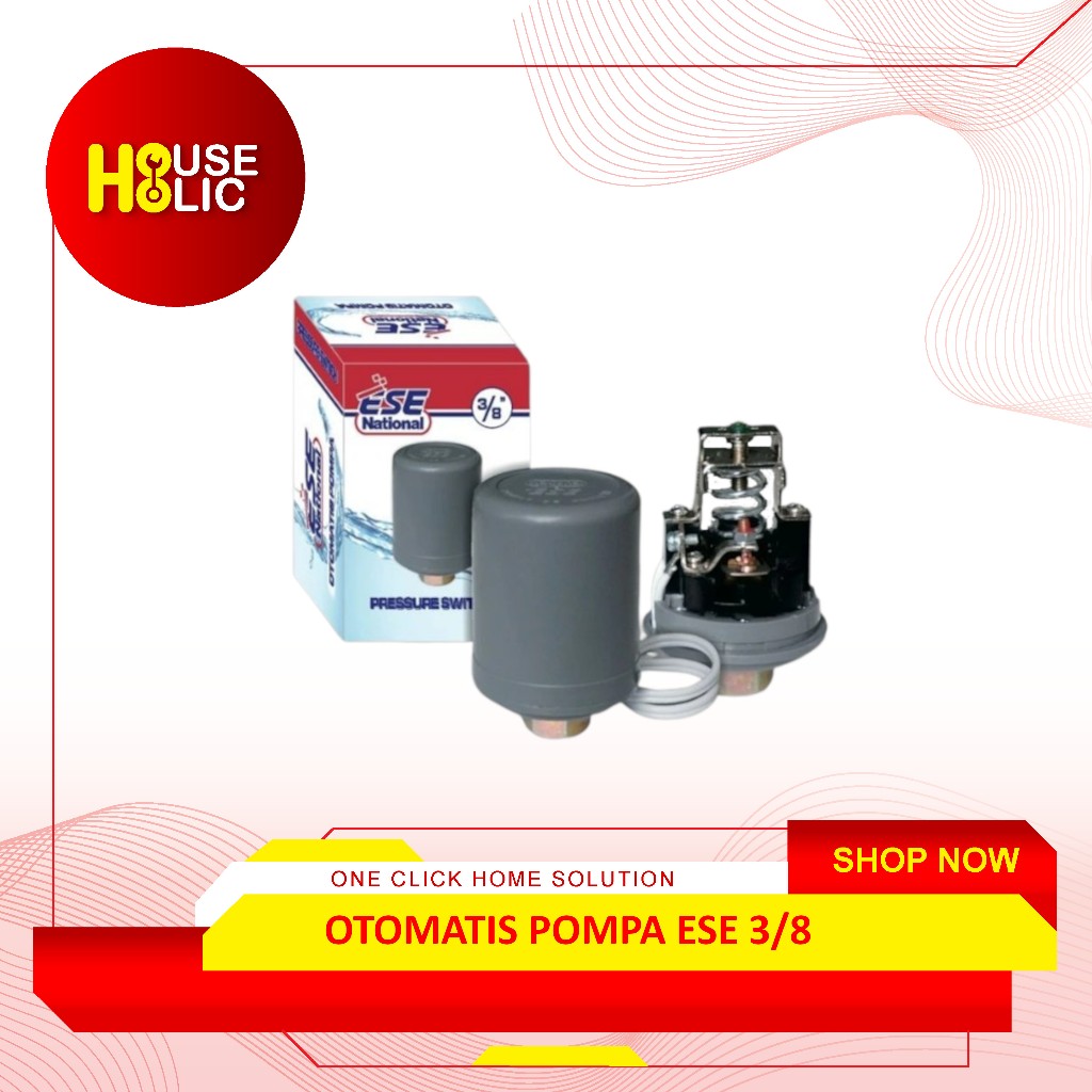 Otomatis Pompa Air 3/8" Inch / Pressure Switch Ese National