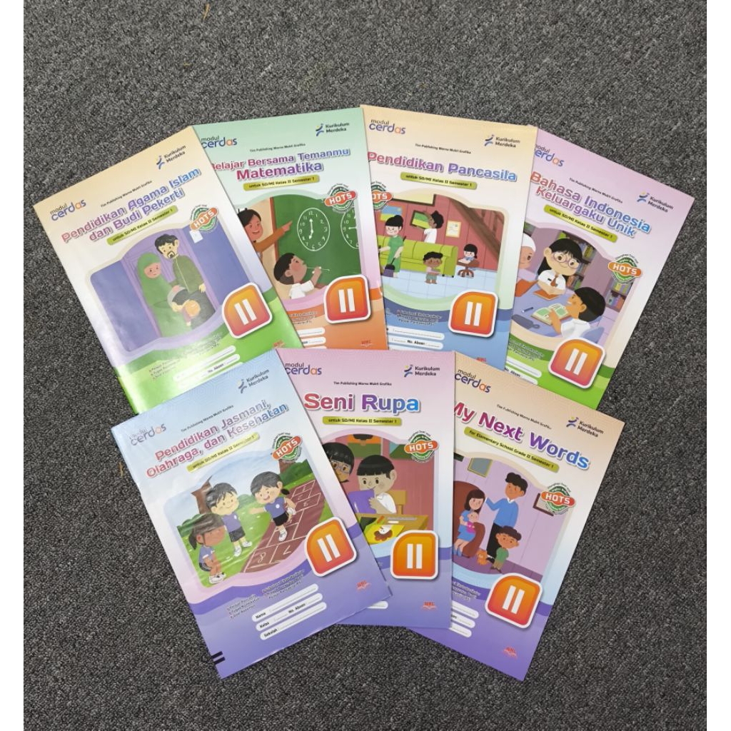 LKS CERDAS KELAS 2 SD SEMESTER 1 (K-MERDEKA) (WMG)