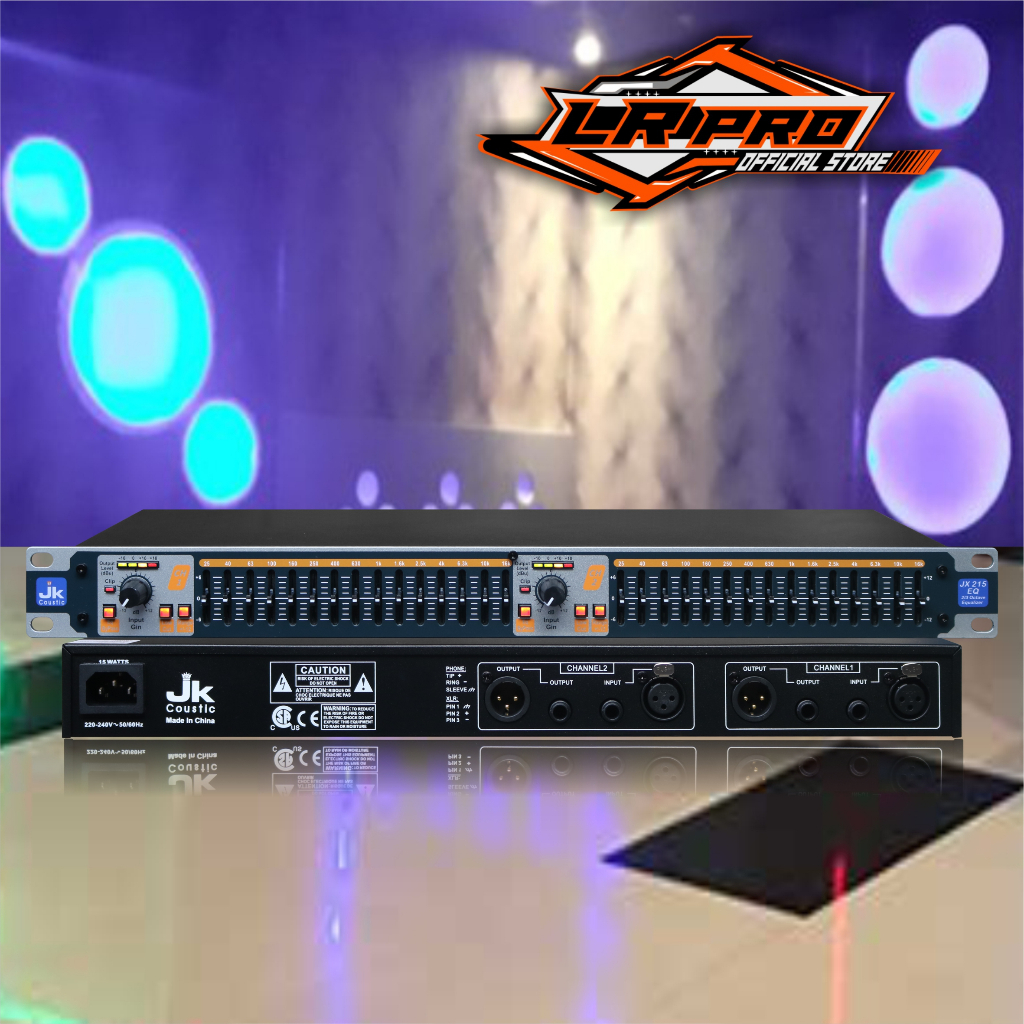 Equalizer 215 Jk coustic JX 215EQ / Silver