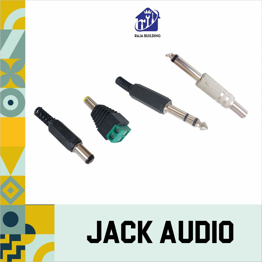 JACK DC POWER JACK/DC CONNECTOR/JACK DI TERMINAL/JACK I 3,5 MM - TOA/JACK AUDIO 3,5MM TOA