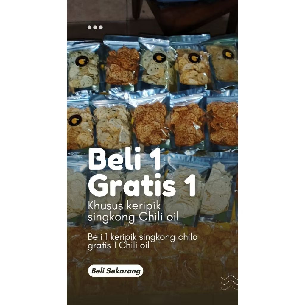 

gratisan 1 pcs Chili oil (berlaku 1 - 7 Juni 2025)