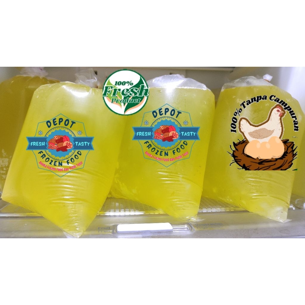 

Putih Telur Fresh Murah Tanpa Campuran Telur Ayam Protein Untuk Gym Campuran Bakso Mie dan Masakan