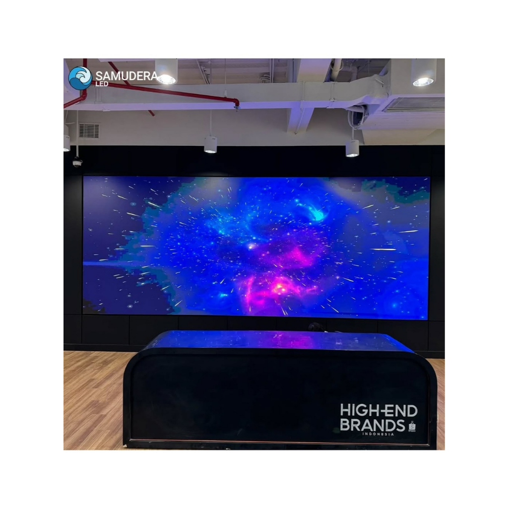 Instalasi LED Videotron P2.5 Outdoor Indoor Permanen 3840 Hz Module P2.5 LED Videotron