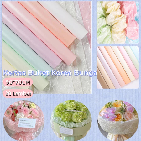 

[20 lembar] Kertas Bunga Pearl Wrapping Pearl / Flower Wrapping Pearl Pear Paper Sydney Kertas Bunga