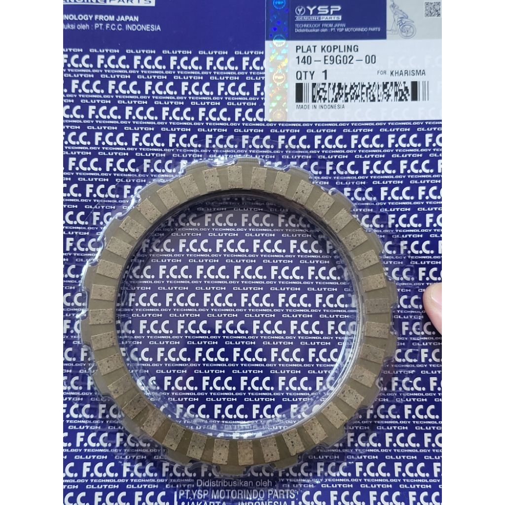 PLAT KOPLING SET KARISMA ( KPH ) / KAMPAS PLAT KOPLING SUPRA X 125 / KARISMA ORIGINAL F.CC