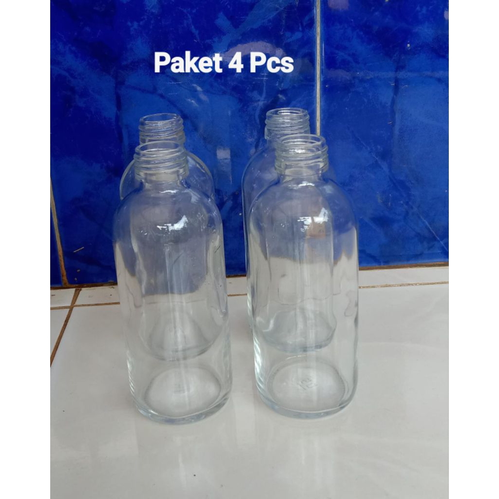 Botol Kaca Laserin Bening 250ml