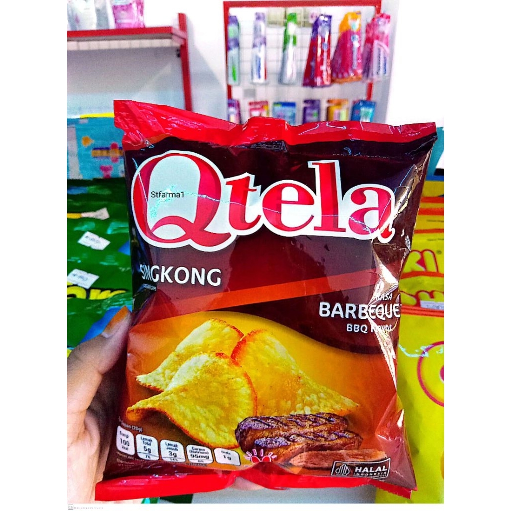

Qtela Singkong Rasa Barbeque BBQ Flavor 20 g