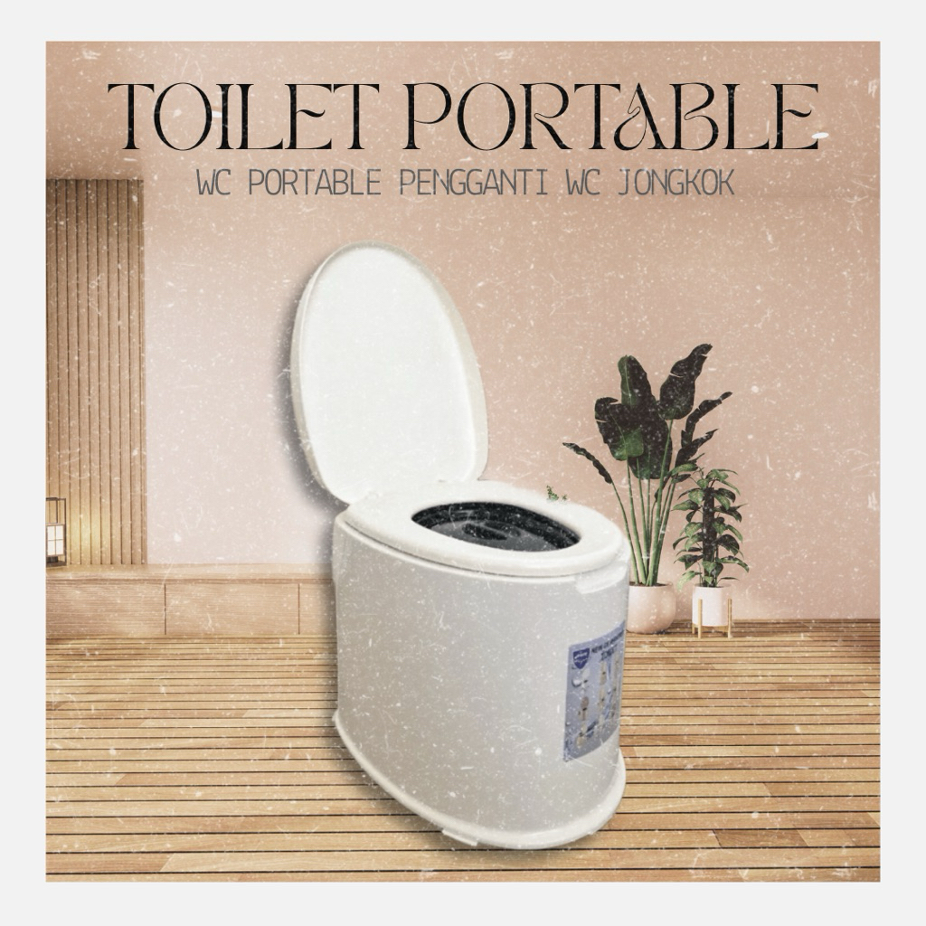WC Portable Kloset Duduk - Portable Toilet Duduk - Portable Potty Training Duduk