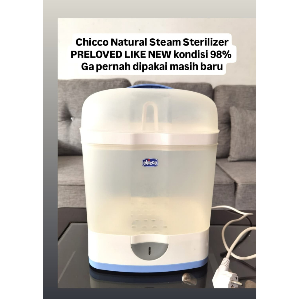 Chicco Steam Sterilizer / Chicco Natural Steam Sterilizer / steriliser botol bayi sterilisasi uap al