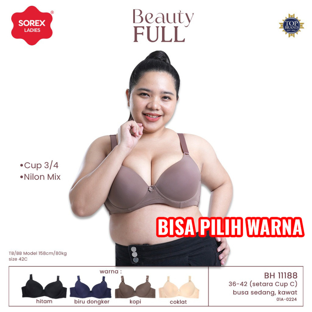 SOREX BIG CUP BRA BUSA CUP BESAR KAWAT KAIT 3 CUP C 11188 BH BRA CUP C