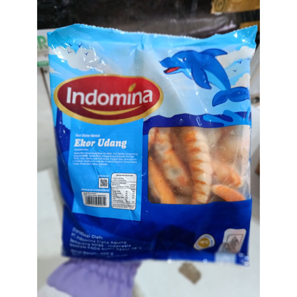 

ekor udang Indomina 500gr