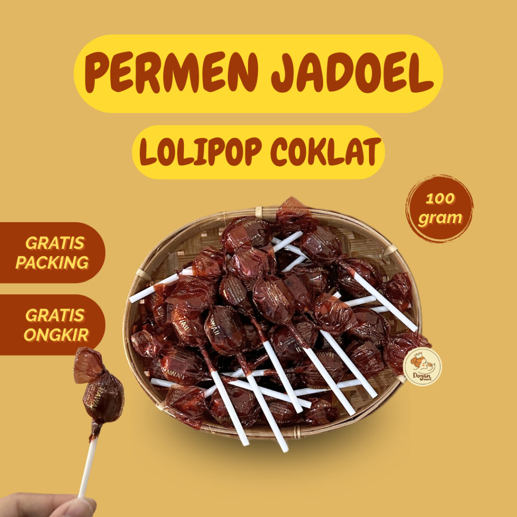 

PERMEN JADUL JAMIN LOLIPOP COKLAT 100GR