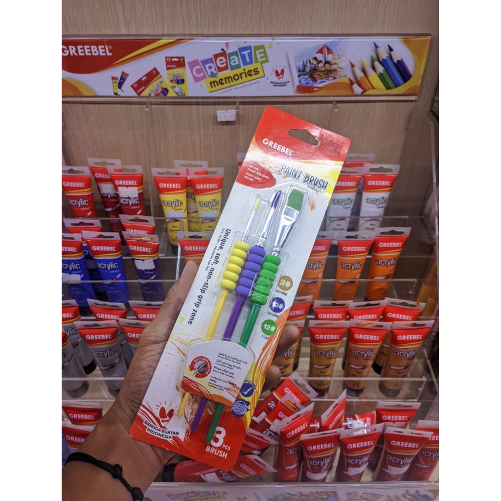 

Greebel Paint Brush | Kuas Cat Greebel