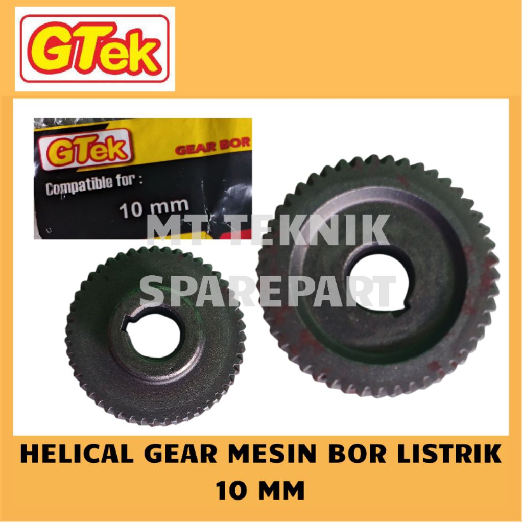 GTEK HELICAL GEAR MESIN BOR TANGAN LISTRIK 10 MM ORIGINAL