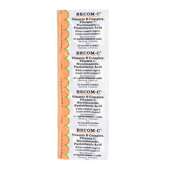 BECOM-C Vitamin B Complex STRIP ISI 10 KAPLET