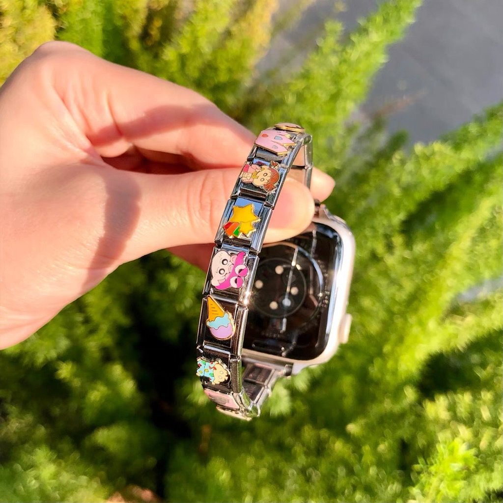 Italian Charm Bracelet-Strap Jam Smart Watch Iwatch Xiaomi Huawei (untuk tipe smartwatch masih ada b