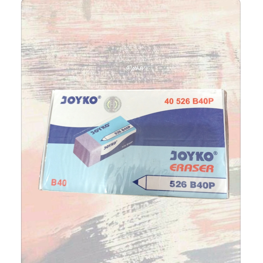 

Penghapus Pensil Joyko B40P/ ERASER 526 B40/ Stip Joyko 526-B40P