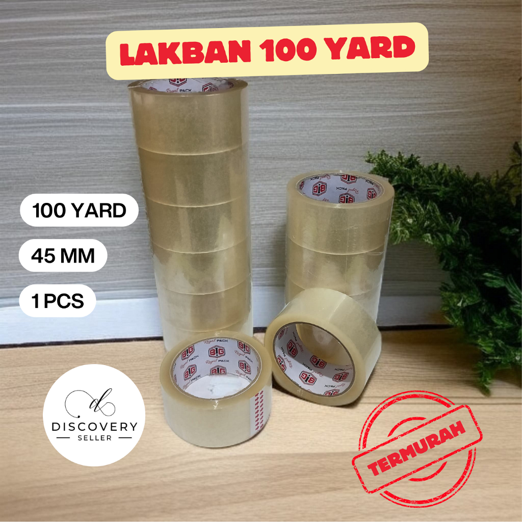 

Lakban BIG Royal 100 Yard 45MM 1 PCS