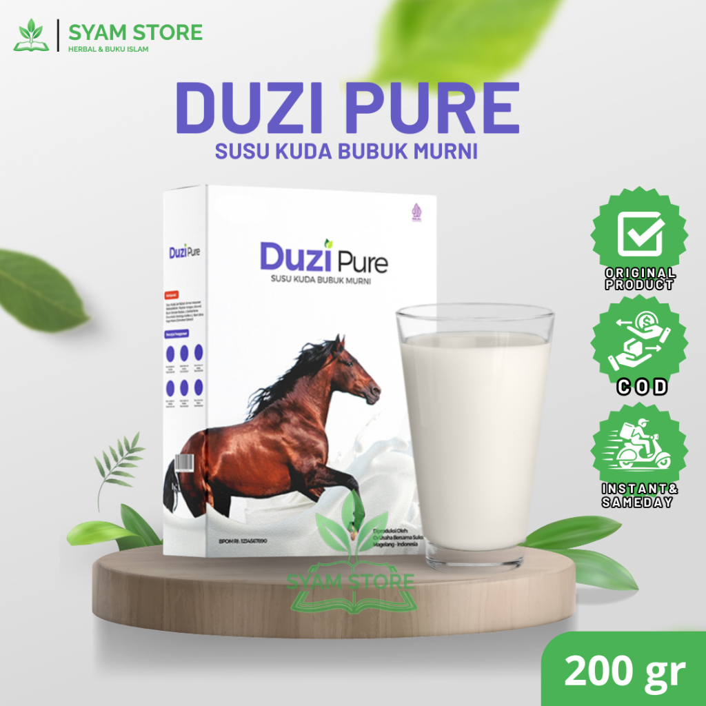 

Duzi Pure Susu Kuda Liar Asli Sumbawa Lombok Murni ORIGINAL 200 Gram Untuk Kesehatan Tulang