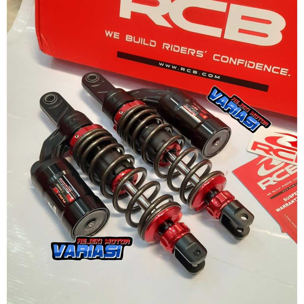 Shock RCB Flow S Nmax New 305 mm Klik Fungsi original RCB 100 % Titanium / Red