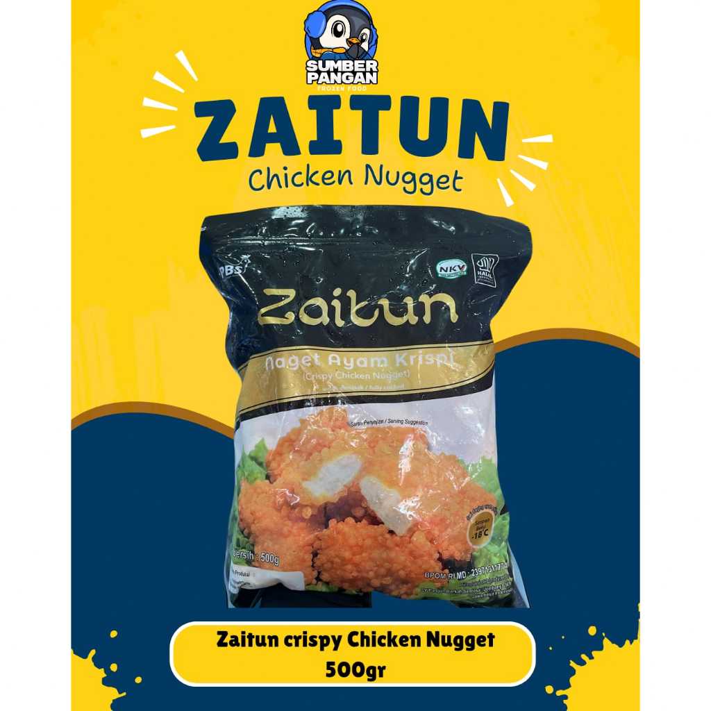 

Zaitun crispy Chicken Nugget 500gr
