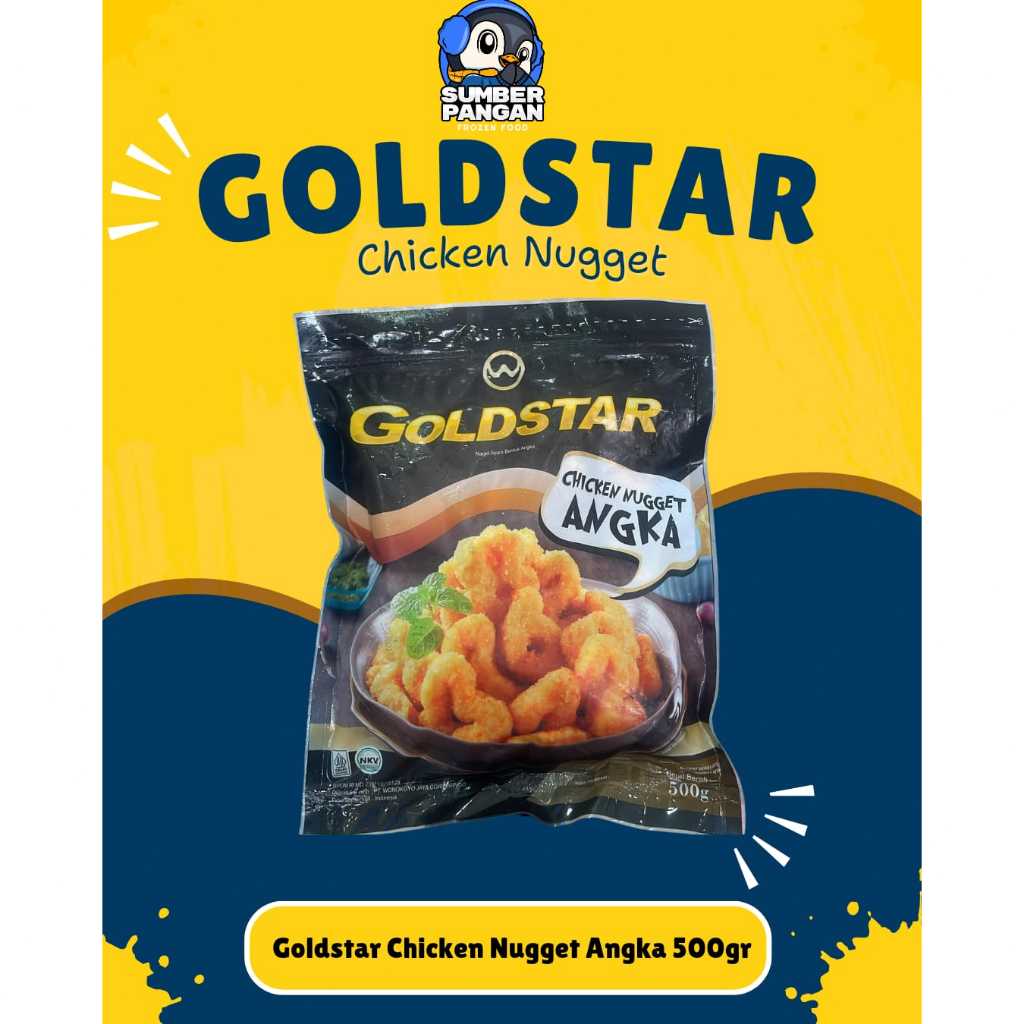 

Goldstar Nugget bentuk angka 500gr