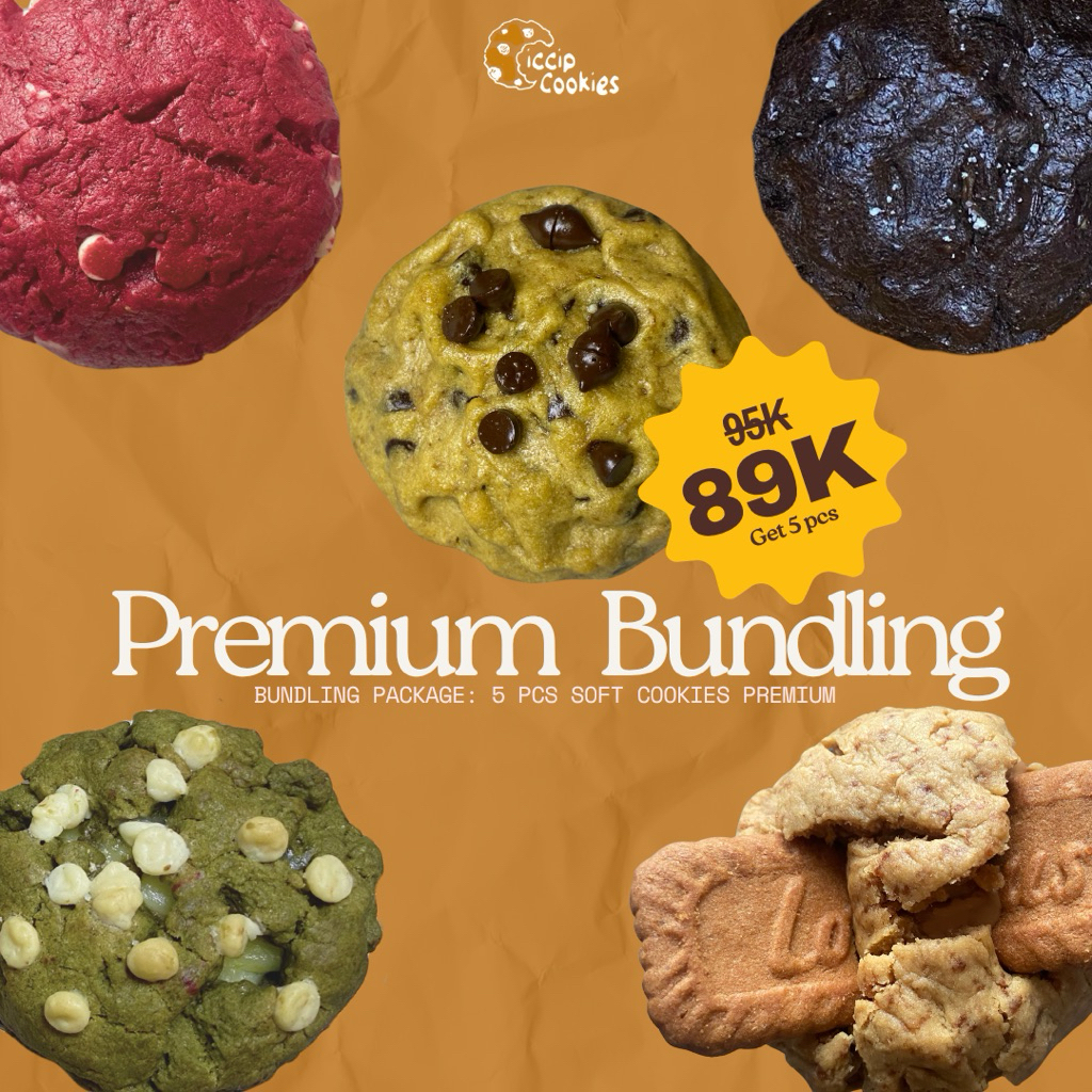 

Premium Soft Baked Cookies [BUY 5 ONLY 89K] by Ciccip.Cookies
