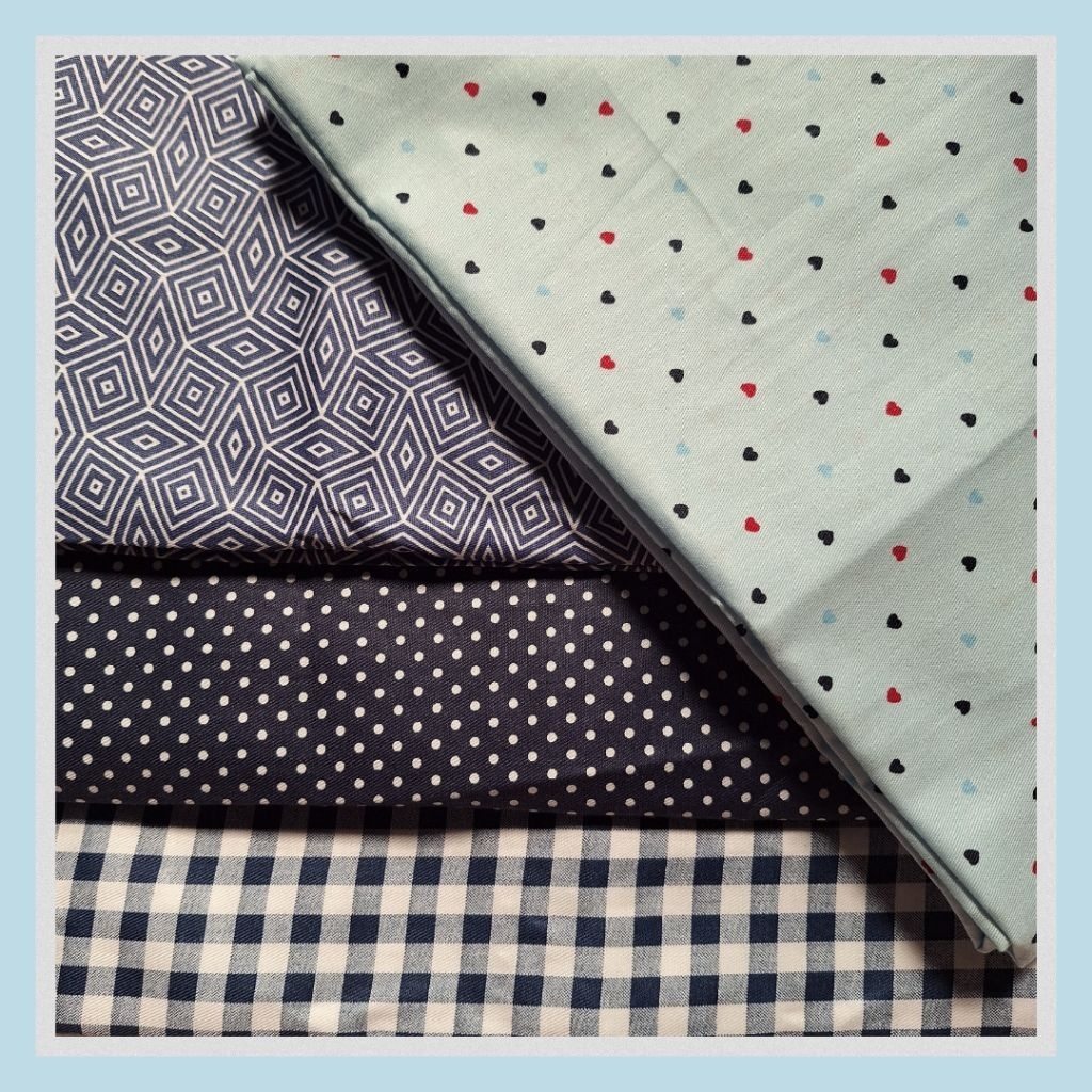 1 SET KAIN PERCA KATUN JEPANG DESIGN TOKAI SENKO